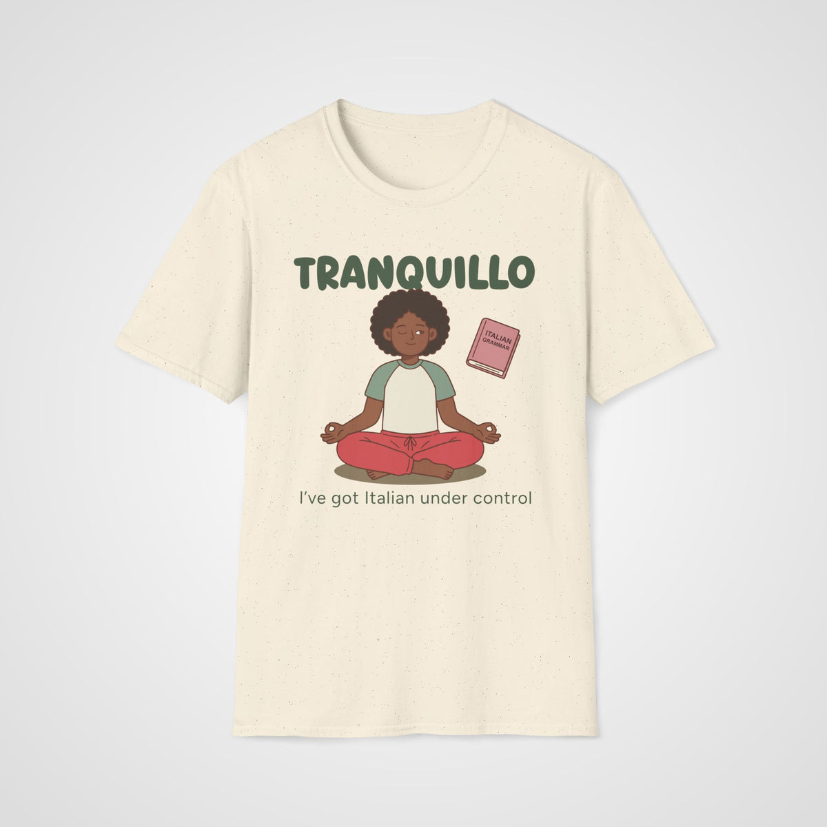 Tranquillo Italian Learner T-Shirt in Natural