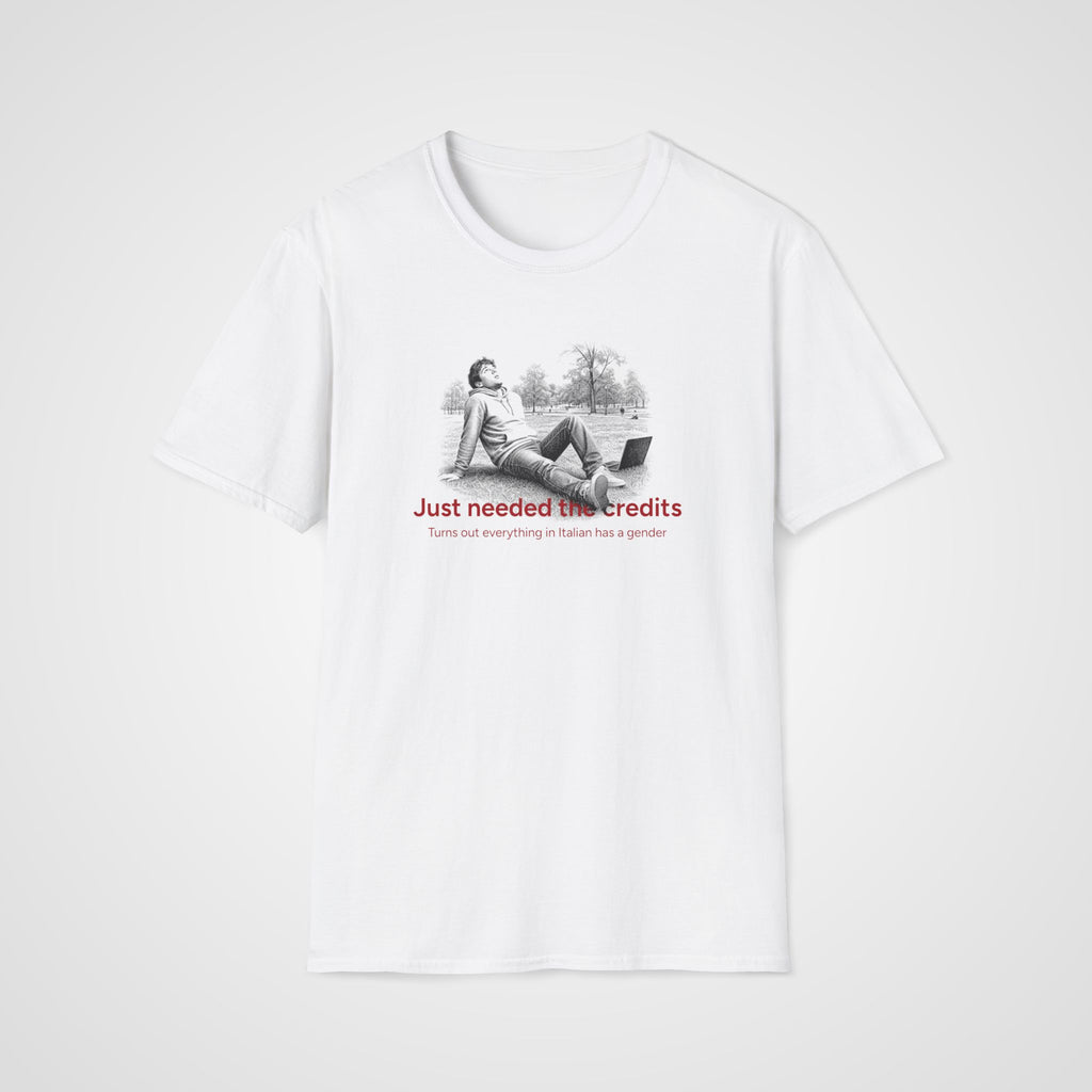 Italian Gender Surprise T-Shirt in White