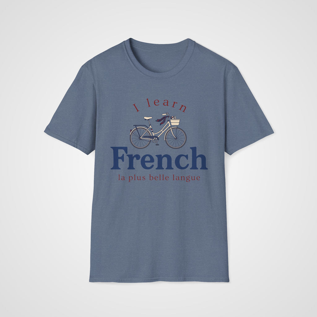 Beautiful Language T-Shirt in Heather Indigo