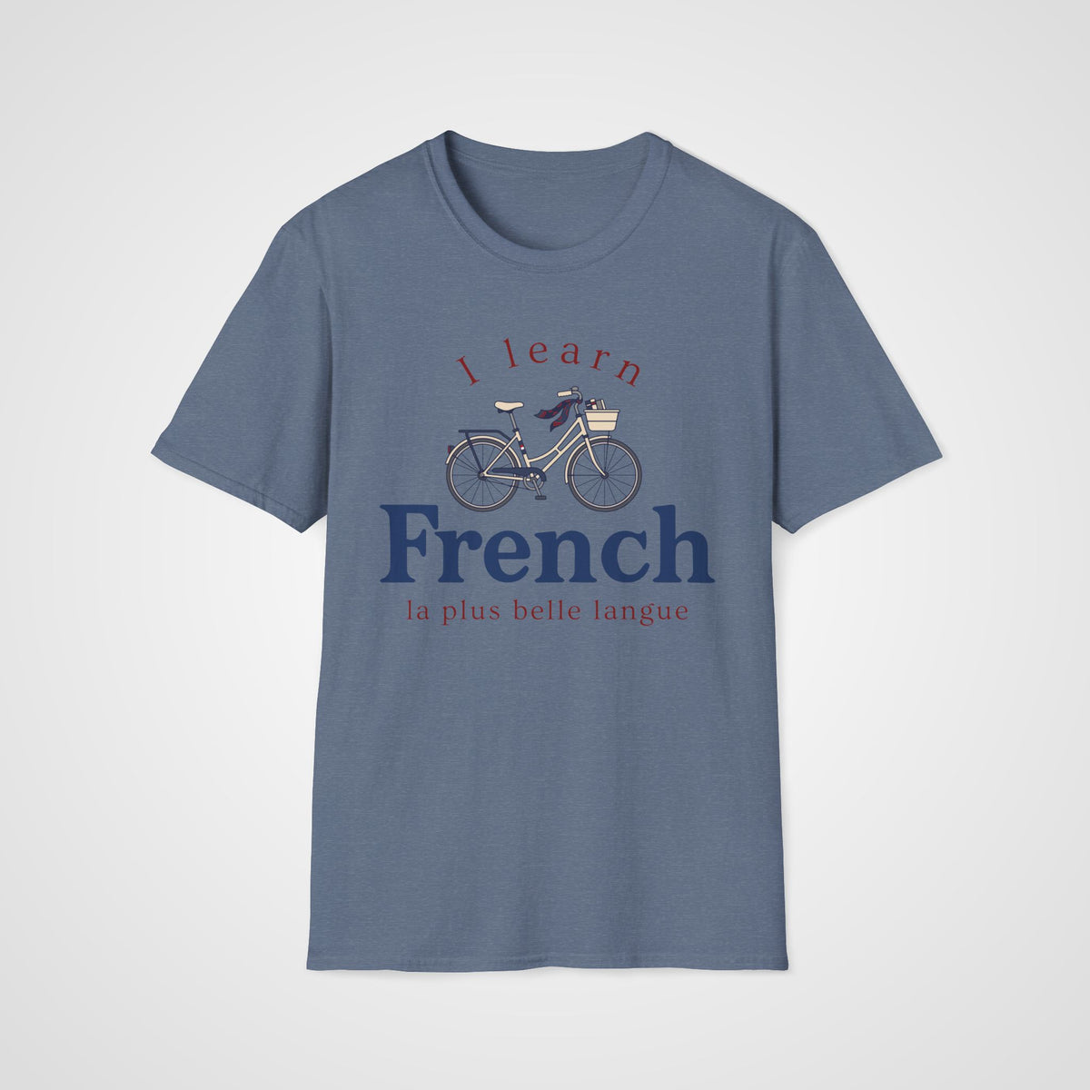Beautiful Language T-Shirt in Heather Indigo