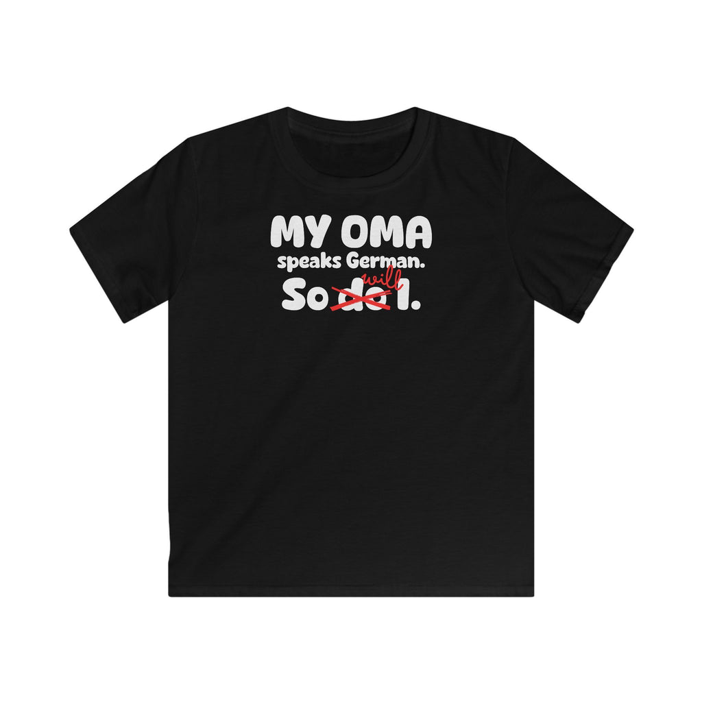 Oma Legacy Kids T-Shirt in Black